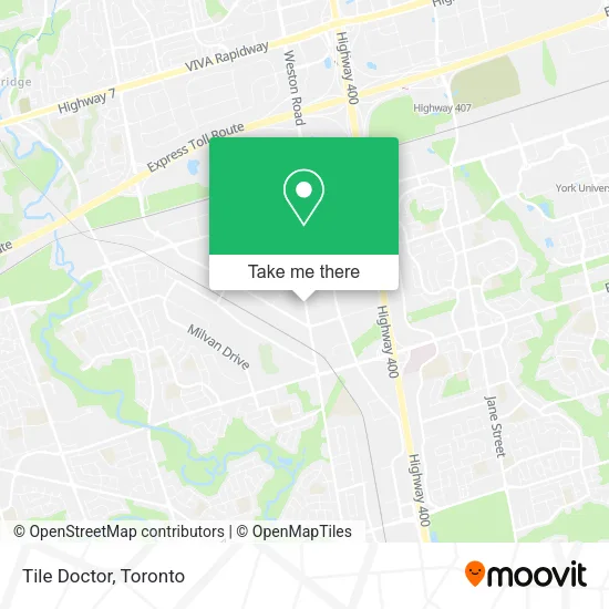 Tile Doctor map