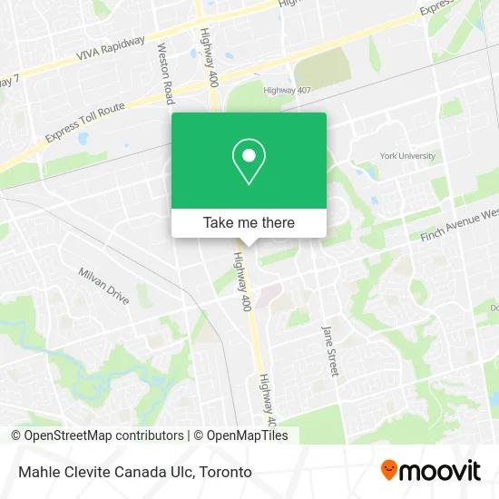 Mahle Clevite Canada Ulc map