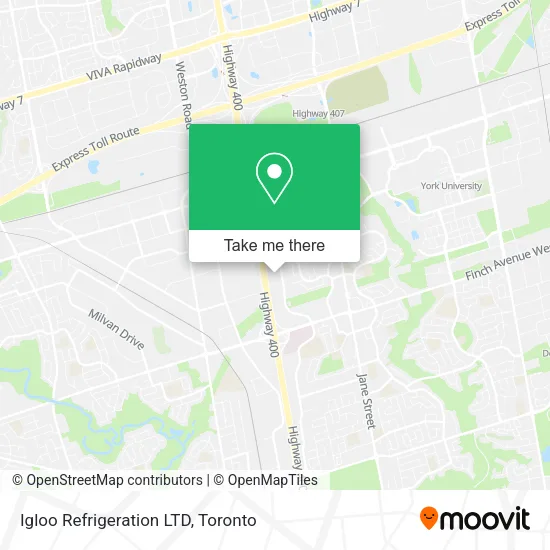 Igloo Refrigeration LTD map