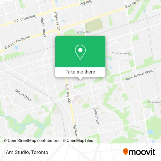 Am Studio map