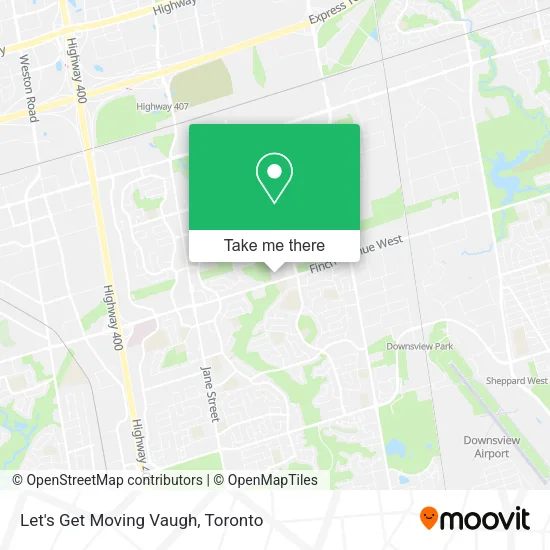 Let's Get Moving Vaugh map