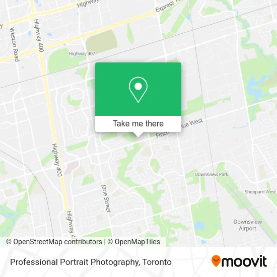 Professional Portrait Photography map
