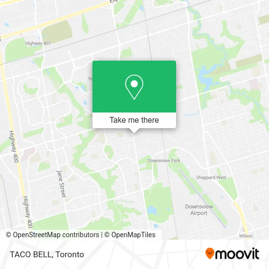 TACO BELL map