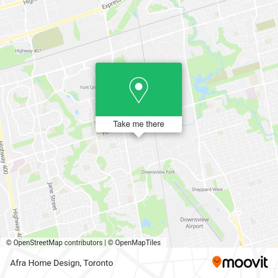 Afra Home Design map