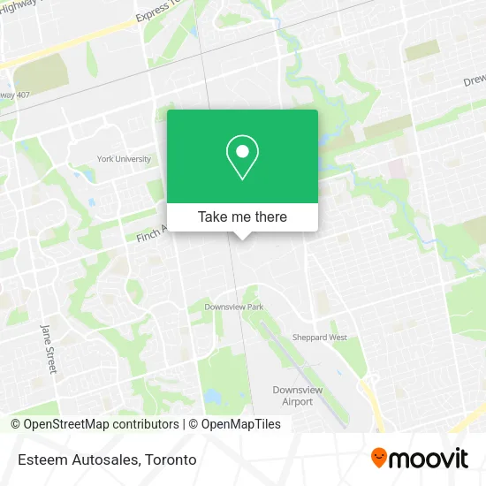 Esteem Autosales map