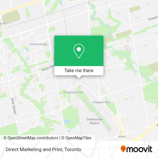 Direct Marketing and Print map