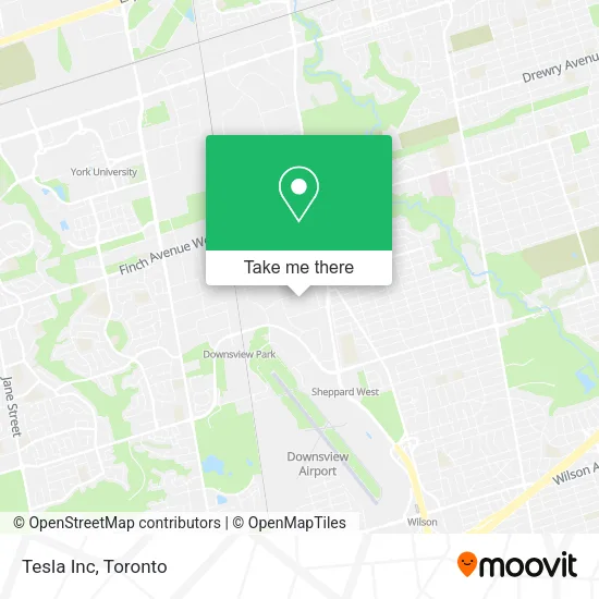 Tesla Inc map