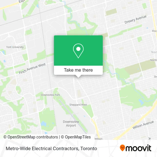Metro-Wide Electrical Contractors map