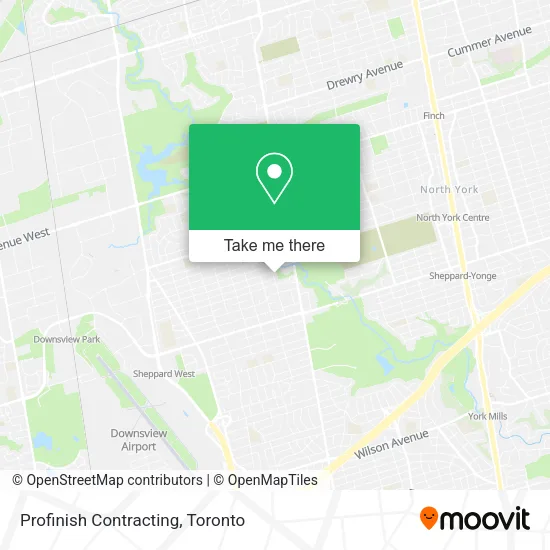 Profinish Contracting map