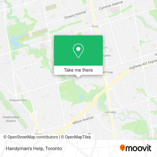 Handyman's Help map