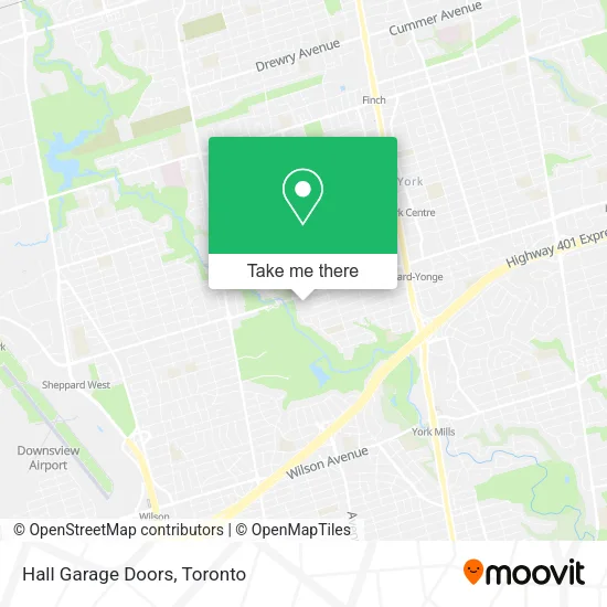 Hall Garage Doors map