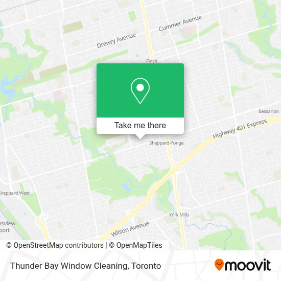 Thunder Bay Window Cleaning map