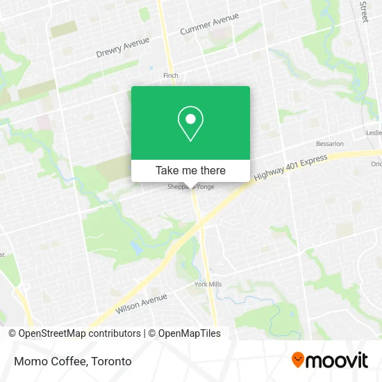 Momo Coffee map