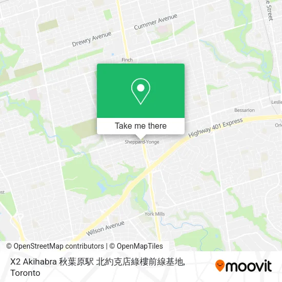 X2 Akihabra 秋葉原駅 北約克店綠樓前線基地 plan
