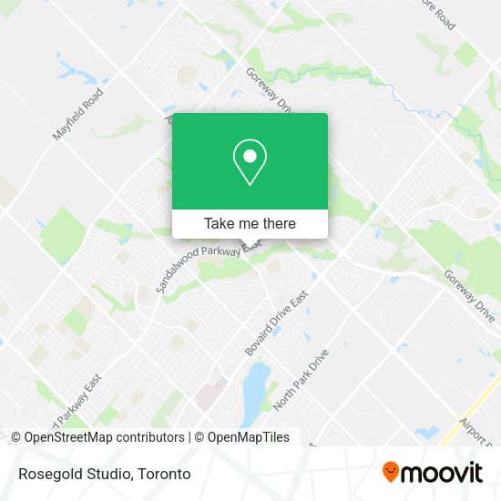Rosegold Studio map