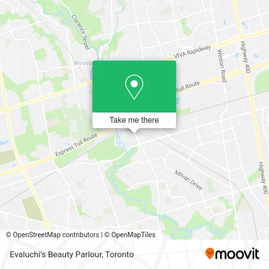 Evaluchi's Beauty Parlour map