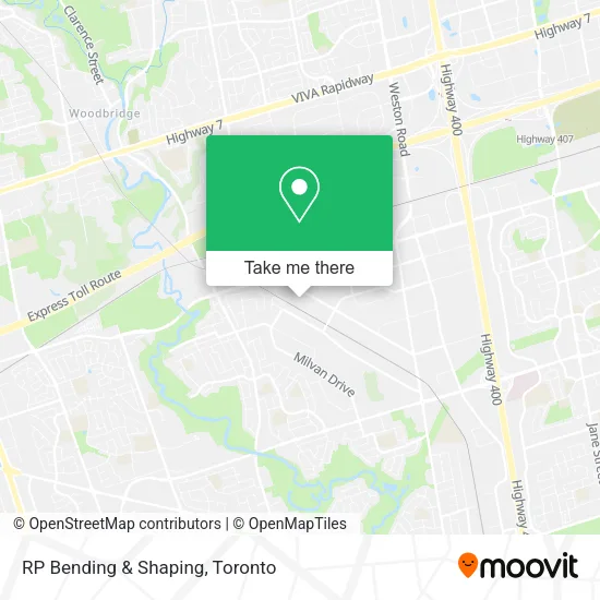 RP Bending & Shaping map