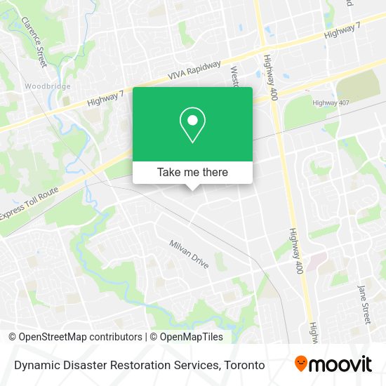 Dynamic Disaster Restoration Services map