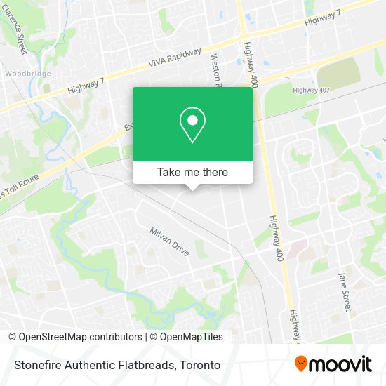 Stonefire Authentic Flatbreads map