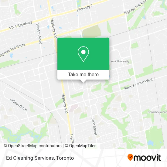 Ed Cleaning Services map