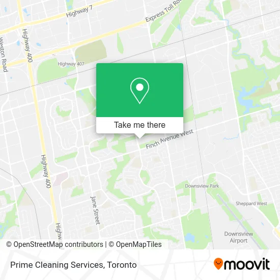 Prime Cleaning Services map
