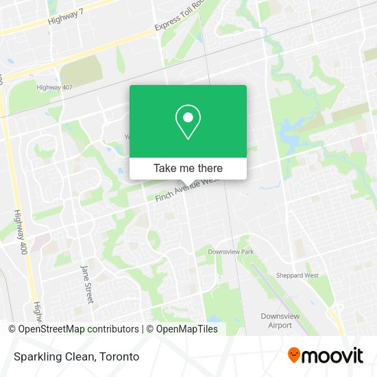 Sparkling Clean map