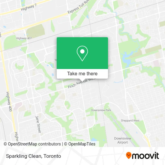 Sparkling Clean map