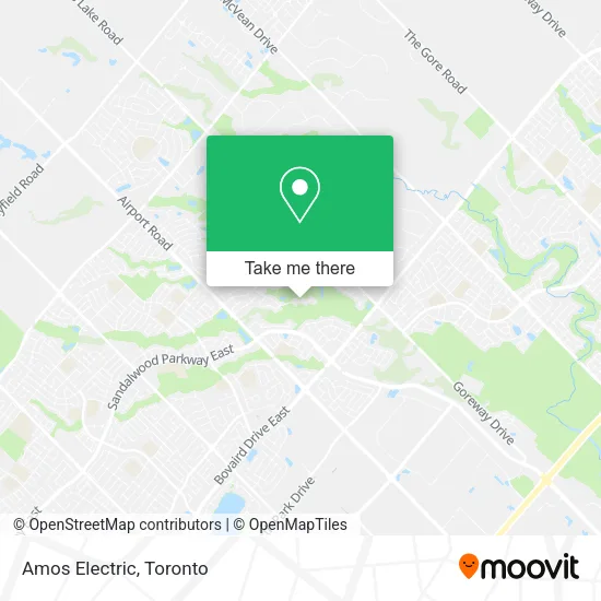 Amos Electric map