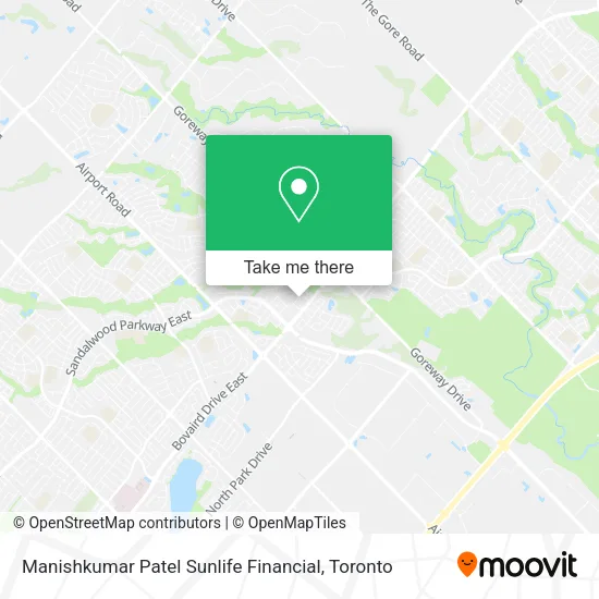 Manishkumar Patel Sunlife Financial map