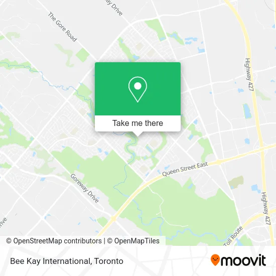 Bee Kay International map