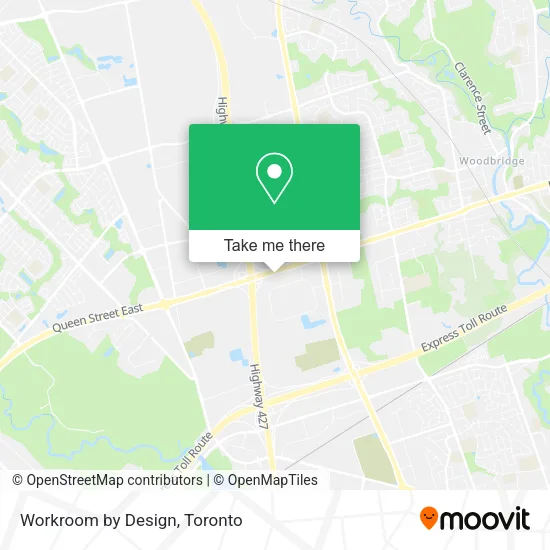 Workroom by Design map