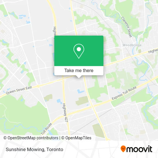 Sunshine Mowing map