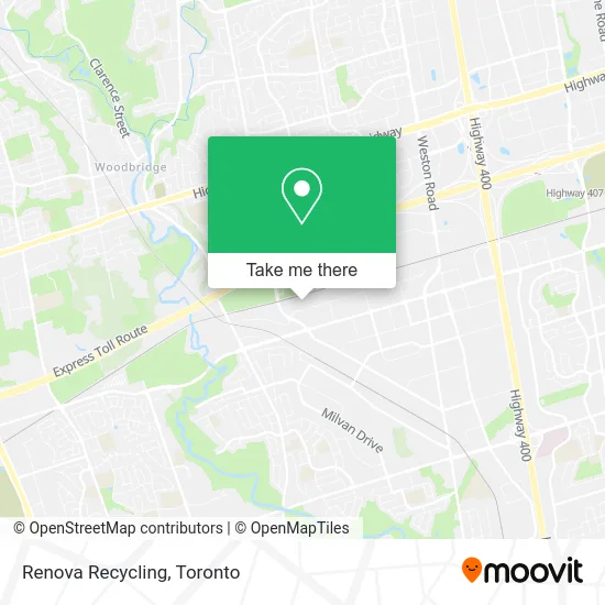 Renova Recycling map
