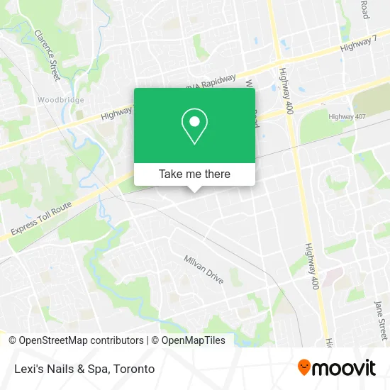 Lexi's Nails & Spa map