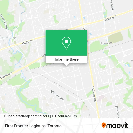 First Frontier Logistics plan