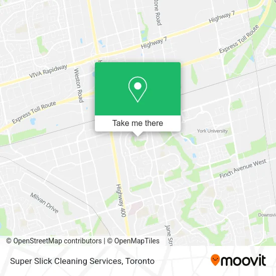 Super Slick Cleaning Services map