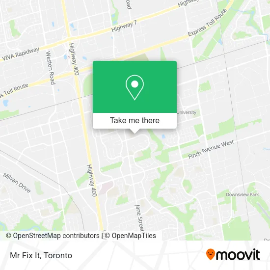 Mr Fix It map