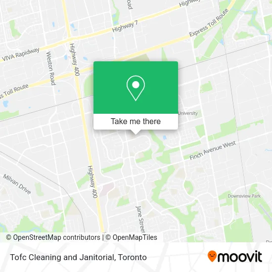 Tofc Cleaning and Janitorial map