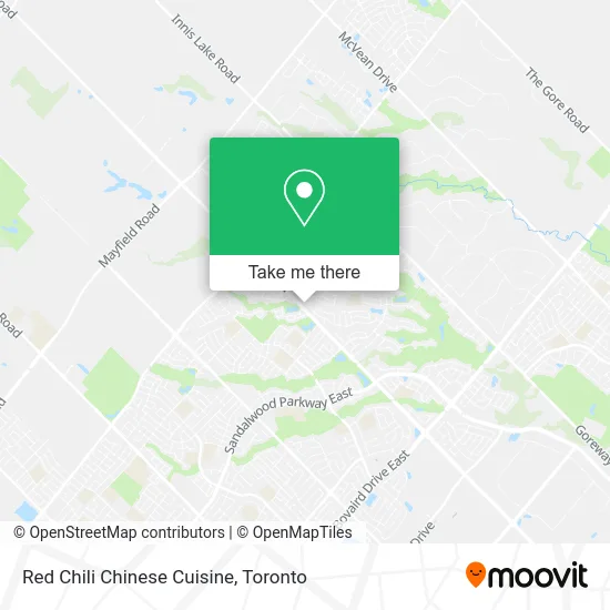 Red Chili Chinese Cuisine map