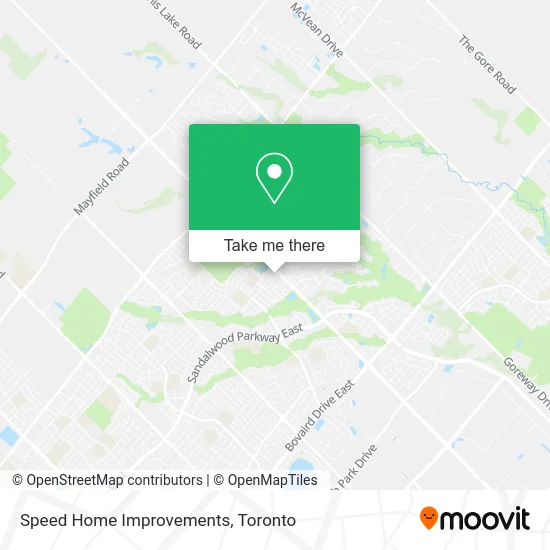 Speed Home Improvements map