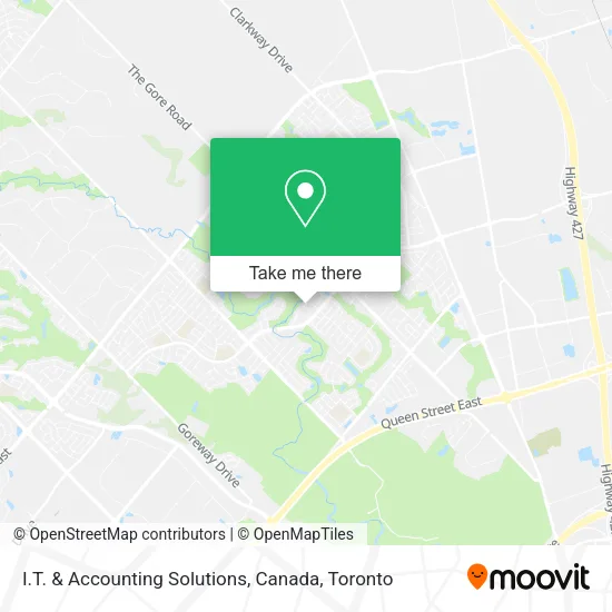 I.T. & Accounting Solutions, Canada map