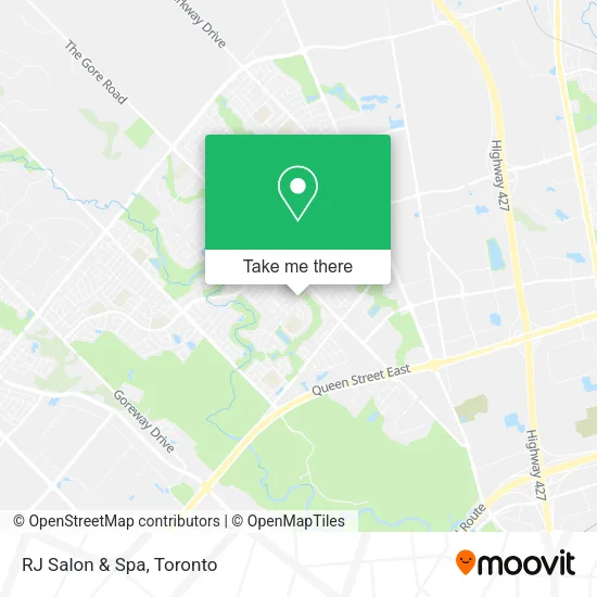 RJ Salon & Spa map