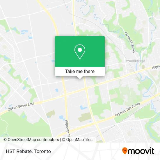 HST Rebate map