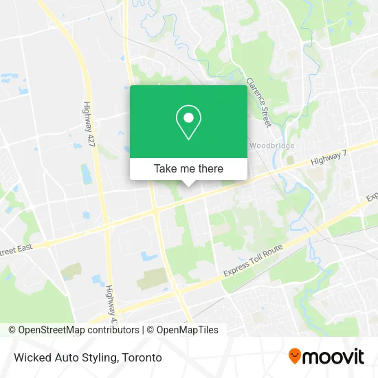 Wicked Auto Styling map