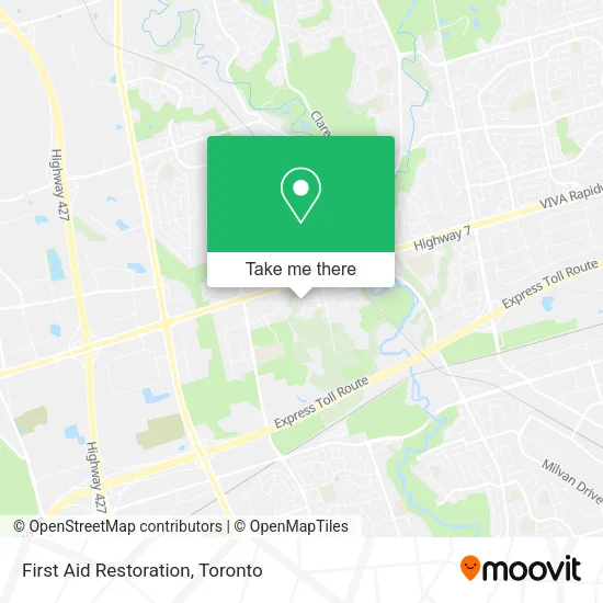 First Aid Restoration map
