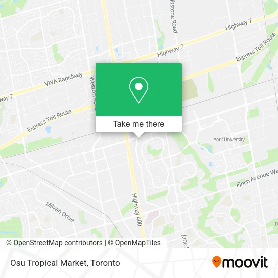 Osu Tropical Market map
