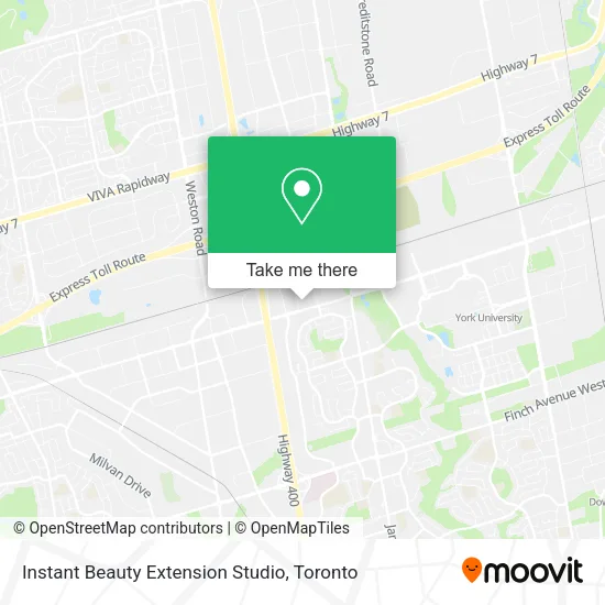 Instant Beauty Extension Studio map
