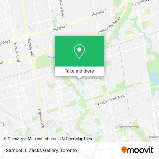 Samuel J. Zacks Gallery map