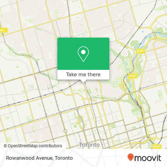 Rowanwood Avenue map