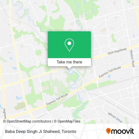 Baba Deep Singh Ji Shaheed map